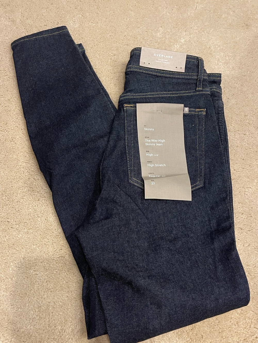 Everlane Women’s Skinny Jeans - Dark Indigo